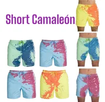 Comprar Short Camaleon Mágico Cambia Color Tela Sensible Temperatura