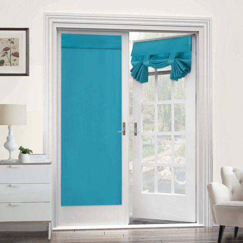 Turquoize Tricia - Cortinas Para Ventana De Puerta Con Aisla