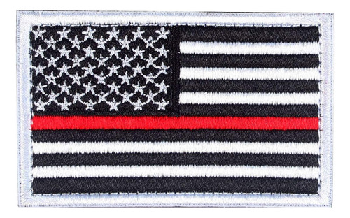 Reflective   Patches Of Usa American Flag, With Hook An...