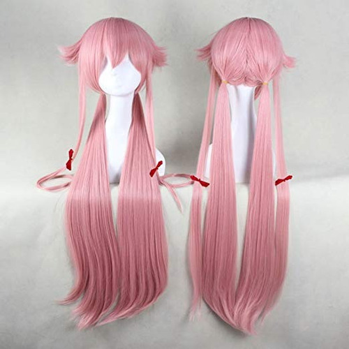 Peluca De Anime Rosa Cosplay Halloween