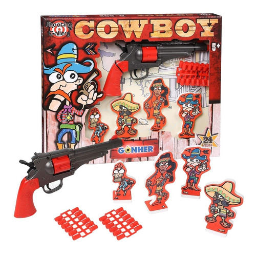 Gonher Pistola Revolver Arma Juguete Cowboy Niños Infantil ®