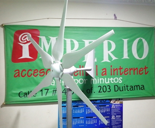 Imagen 5 de 11 de Turbina Energía Eólica Aerogenerador +microcontrolador Carga