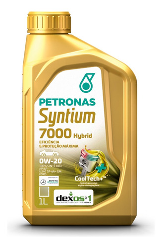 Aceite Para Motor Petronas Syntium 7000 Hybrid Sp 0w-20 - 1l