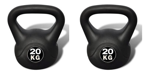 Set Par De Pesas Rusas Kettlebell 20kg Entrenamiento