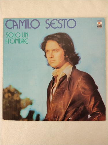 Camilo Sesto Solo Un Hombre Disco Vinyl 