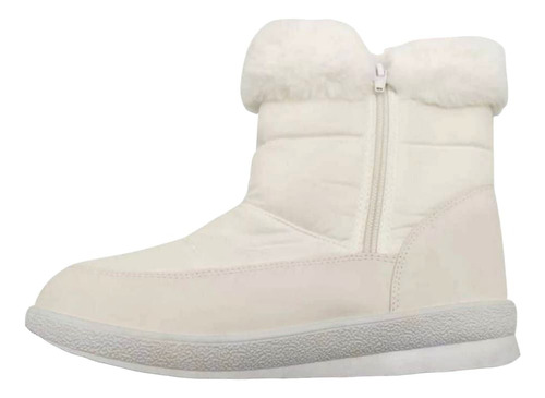 Botas Dama Casual Beige Basic Simply Afelpada