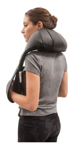 Masajeador Cervical 8 Rodillos Wolke + Calor + Bolso + Gtia