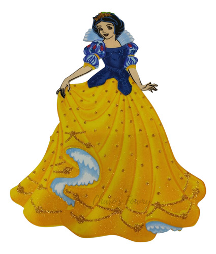 Figura De Fomi Grande De Blanca Nieves 2pzs De 90cm Adornos