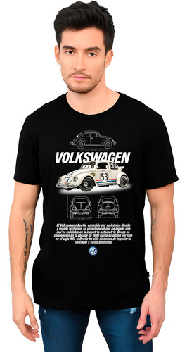 Playera Carro Diseño 74 Carros Y Motos Volkswagen Beloma