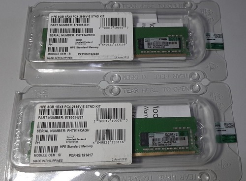 Memoria RAM color verde 8GB 1 HPE 879505-B21