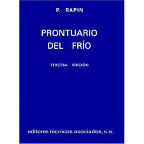 Prontuario Del Frio 1º Edicion