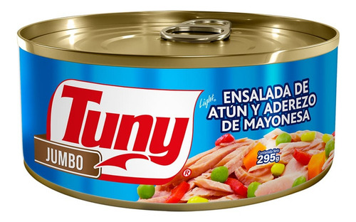 4 Pzs Tuny Ensalada De Atun Light Jumbo 295gr