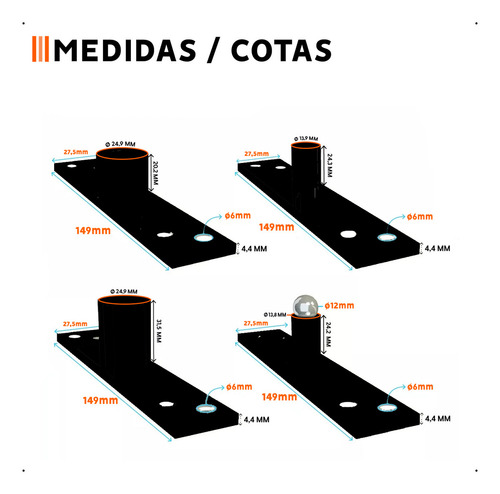 Dobradiça Pivô Pino C/ Rolamento Porta Pivotante 350kg Preto