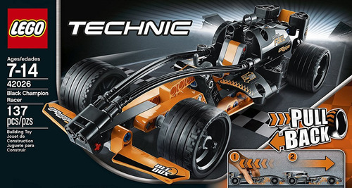 Kit De Lego Technic 42026 Negro Campeón Racer Modelo