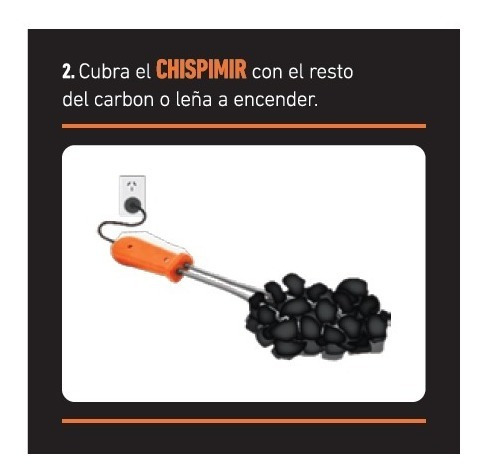 Encendedor De Carbon Electrico Leña Parrilla Full