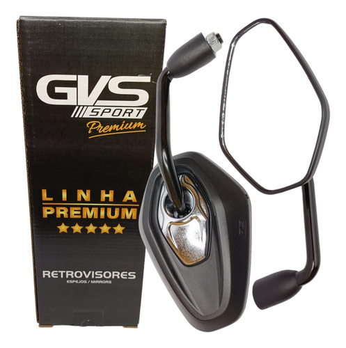 Retrovisor Tiger 1200 Gvs Premium Honda Rebaixado Curto