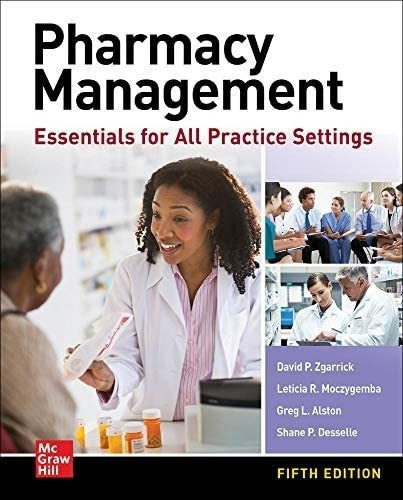 Libro: Pharmacy Management: Essentials For All Practice