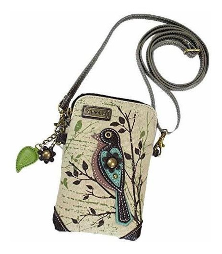 Chala Crossbody Monedero Para Teléfono Celular-bolso De Lona