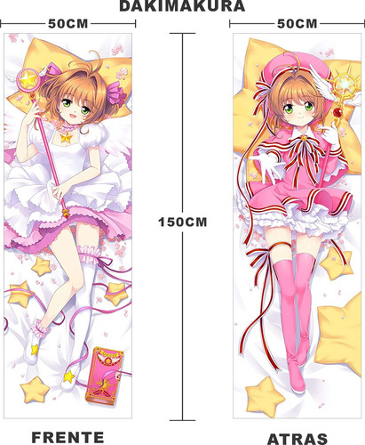 Cojin Dakimakura Sakura Kinomoto Card Captor Kero Clow Yue