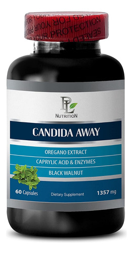 Candida Away Candida Cleanse 60 Capsulas Hecho En Usa