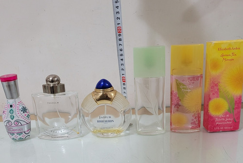 Frascos Vacíos Caja Perfume Importado Varios Deco Colección 