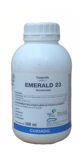 Fungicida Emerald Oidio Roya  Tetraconazole X 500ml Cs*-