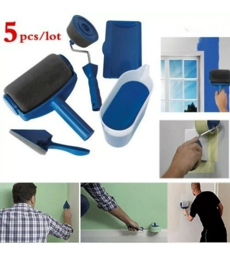 Rodillo Para Pintar 5 Piezas Facil Limpio Paint