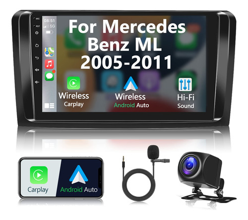 Podofo Estereo De Coche Android Para Mercedes Benz Ml Gl Ml3