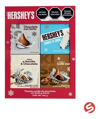 Chocolate Hersheys Edicion Navidad 169.2 Gr