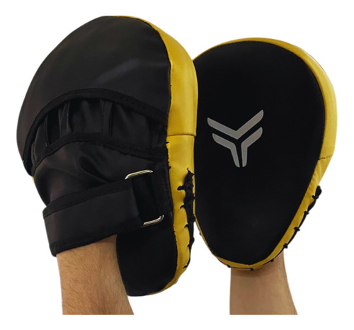 Guante Focos Curvos Par Boxeo Manopla Alto Impacto
