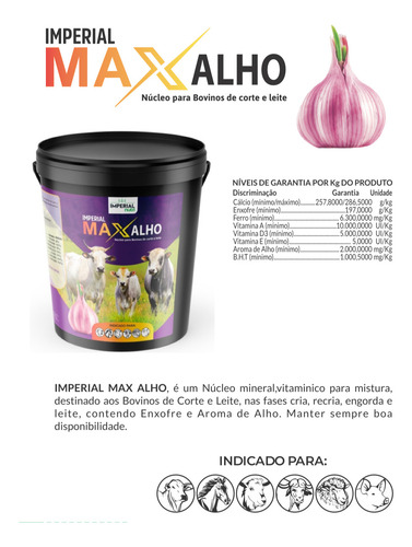 Alho Em Pó Concentrado 10 Kg Fim Das Moscas E Carrapatos