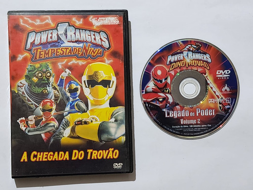Dvd Power Rangers Tempestade Ninja Original