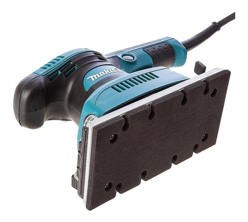 Imagen 3 de 5 de Lijadora orbital Makita BO3710 con sistema velcro azul 50Hz/60Hz 190W 120V