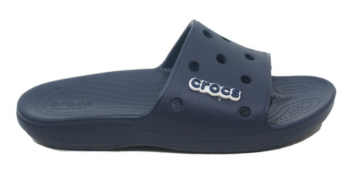 Imagen 2 de 5 de Ojota Crocs Classic Slide Azul Deporfan