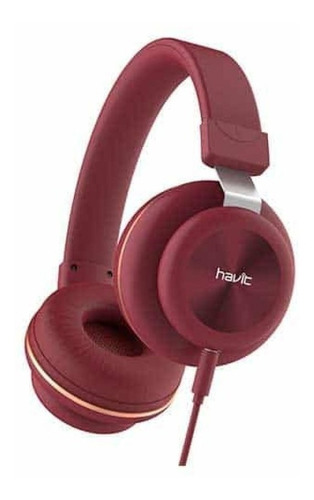 Auricular Havit Con Vincha, Rojo - Hv-h2263d