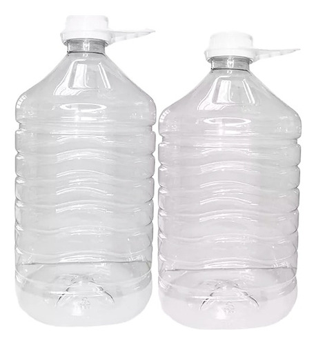 Botella Plastica Pet 5 Litro Con Tapa Con Asa 36 Unidades