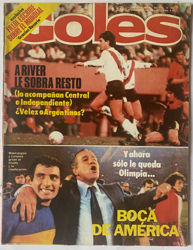 Goles 1594 Revista Fútbol Y Deportes Argentina 1979 Ez4