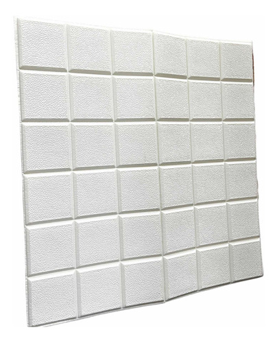 Wall Panel Autoadesivo 3d Decorativo Blanco Cuadros