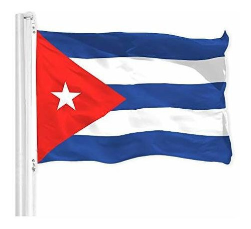 Bandera Paises G128 República De Cuba Bandera Cubana 3x5 Ft