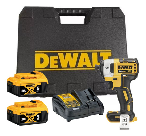 Atornillador De Impacto Inalambrico Xr + Baterias 5ah Dewalt