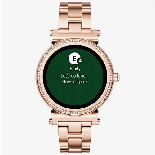 Reloj Michael Kors Smartwatch Sofie Pavé Rose Gold Mkt5022 | Meses sin  intereses