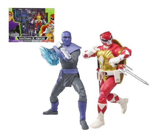 Power Rangers X Tmnt Raphael Red Ranger Foot Soldier Tommy 