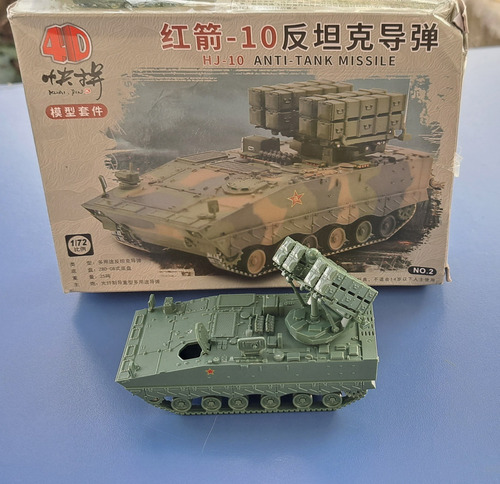 Jr - Vehículo Militar 1/72 Chino Hj-10 Anti Tanque Misiles