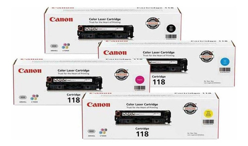 Canon Paquete De Cartuchos De Tóner 118 Para Impresora Lá.