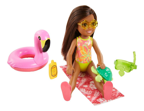 Barbie Dreamhouse Chelsea Playa Y Mascotas Flamingo