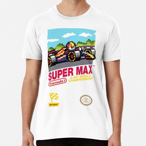 Remera Super Max (8-bit Videogame Cart) Algodon Premium