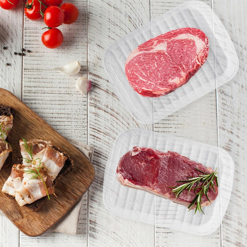 Contenedor De 6 Piezas Para Tocino, Contenedor De Plástico