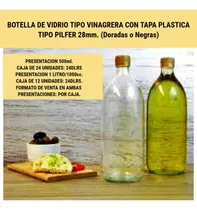 Comprar Botella Vidrio Vinagre,aceites,aderezos 500ml\u002F1000ml C\u002Ftapas