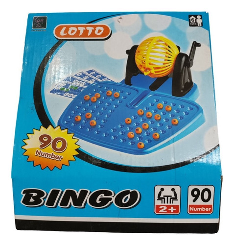 Juego Bingo Juguete Mesa 90 Balotas 48 Cartas Baloteras
