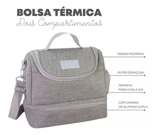 Bolsa Térmica c/ 2 Compartimentos Jacki Design - JOY